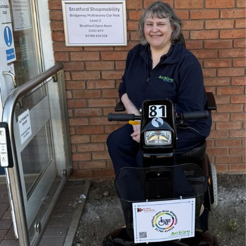 Tracy at Stratford Shopmobility