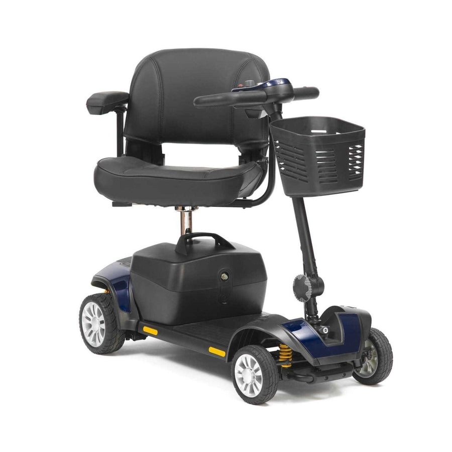 Drive DeVilbiss Jaunt Plus Portable Scooter 4mph 21 Stone 13-Mile Front Rear Suspension - Active Mobility Ltd