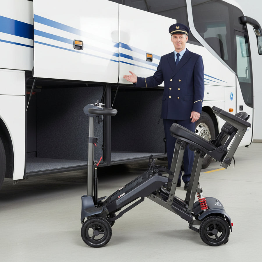 Monarch Genie Auto - Lightweight Folding Mobility Scooter - Active Mobility Ltd