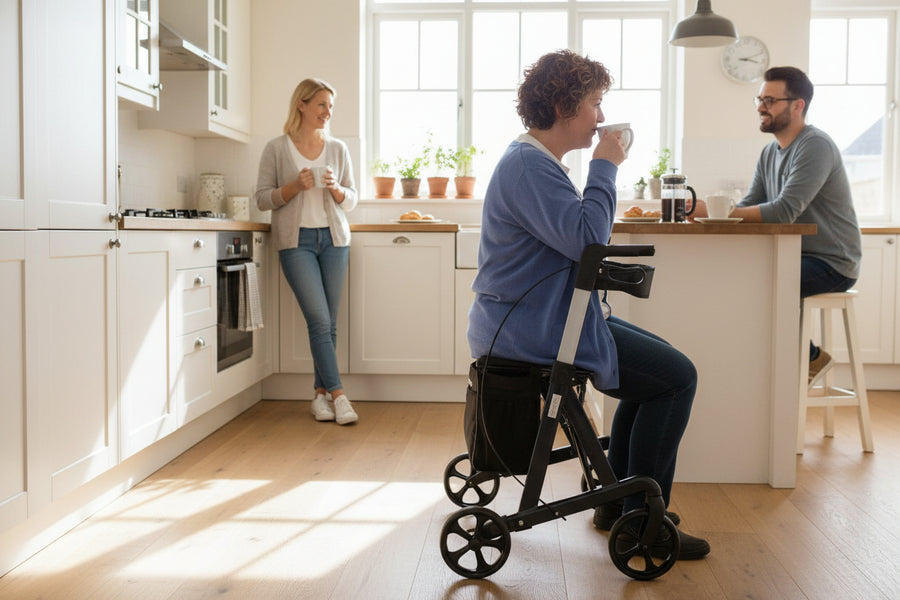 Buffalo Bariatric Rollator 62cm - Active Mobility Ltd