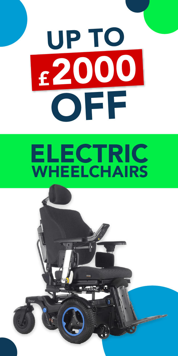 Up to £2000 off electric wheelchairs