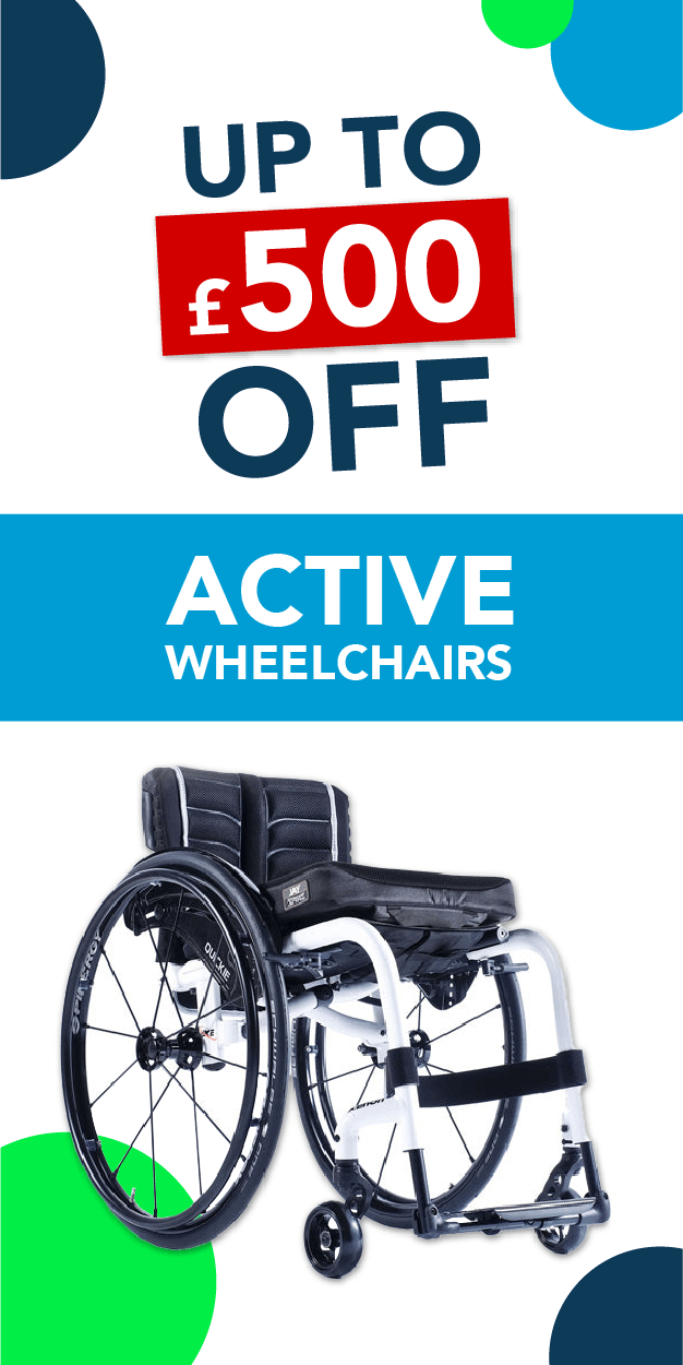 Up to £500 off active wheelchairs