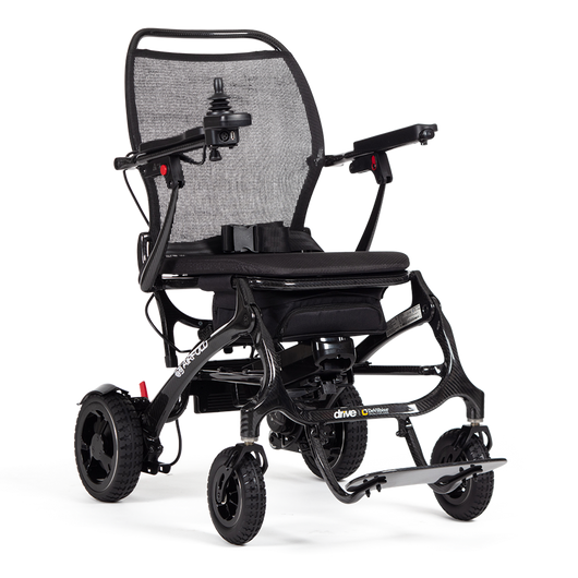 Drive AirFold folding electric wheelchair black