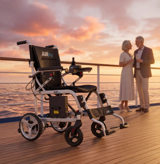 Monarch Air Pro folding electric wheelchair