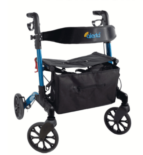 ALT - R006 Four - Wheel Aluminium Rollator – Lightweight Folding Walker - Active Mobility Ltd