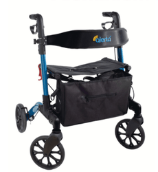 ALT - R006 Four - Wheel Aluminium Rollator – Lightweight Folding Walker - Active Mobility Ltd