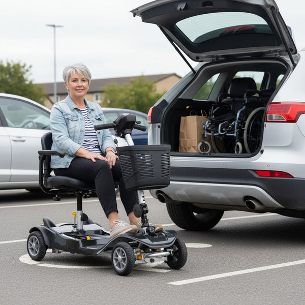 Drive DeVilbiss AstroLite Portable Scooter 9.9kg 4mph All-Round Suspension 18.9 Stone