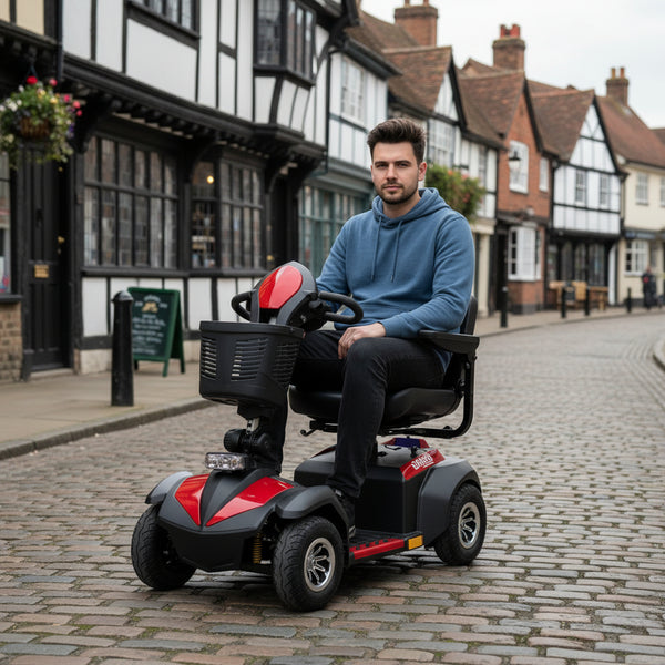 Drive Envoy 4 Pavement Mobility Scooter 30-Mile Range 25 Stone All-Round Suspension
