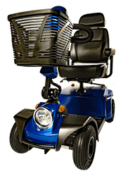 Freerider Mayfair 8 Evolution Road Scooter 8mph 25 Stone LED Halo Delta Tiller Solid Tyres - Active Mobility Ltd