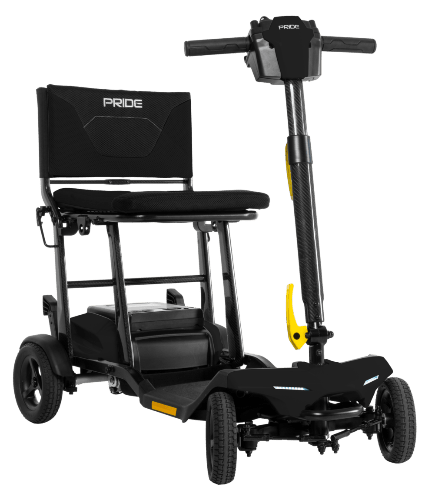 Pride GoGo Super Portable Folding Mobility Scooter 18.9kg Airline Safe 10-Mile Range