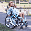 Ki Mobility Little Wave Clik XP Children's Active Wheelchair, Lightweight, Growth-Adjustable from 8" Seat, Transit Approved - Active Mobility Ltd