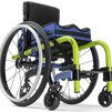 Ki Mobility Little Wave Clik XP Children's Active Wheelchair, Lightweight, Growth-Adjustable from 8" Seat, Transit Approved - Active Mobility Ltd