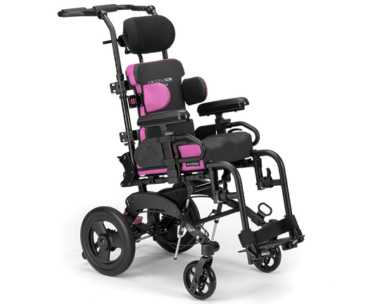Ki Mobility Little Wave Flip XP Children's Tilt-in-Space Wheelchair, 0–45° Tilt, Folding or Rigid Base, Transit Approved - Active Mobility Ltd
