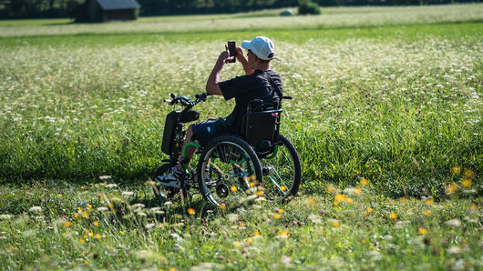 Klaxon Klick Light Wheelchair Power Add-On 750W 8.8 kg Front-Mounted - Active Mobility Ltd