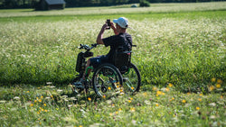 Klaxon Klick Light Wheelchair Power Add-On 750W 8.8 kg Front-Mounted - Active Mobility Ltd