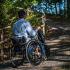 Klaxon Klick Scrambler All-Terrain Wheelchair Power Add-On 750W 14in Wide Tyre - Active Mobility Ltd