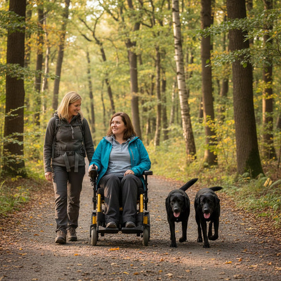 Kymco VIVIO Folding Lightweight Electric Wheelchair 20 - Mile Range - Active Mobility Ltd