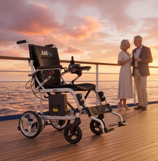 Monarch Air Pro Folding Lightweight Electric Wheelchair 12.5kg Airline Approved - Active Mobility Ltd