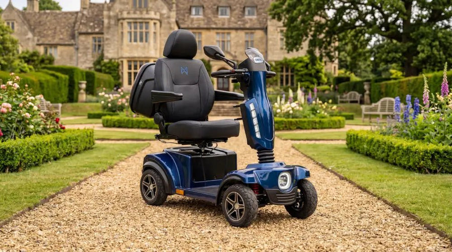 Monarch Onyx 8mph Premium Road Mobility Scooter 24 Stone 31 Mile - Active Mobility Ltd