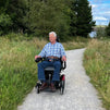 Monarch Super Mid-Wheel Electric Wheelchair Full Suspension Seat Lift Option - Active Mobility Ltd