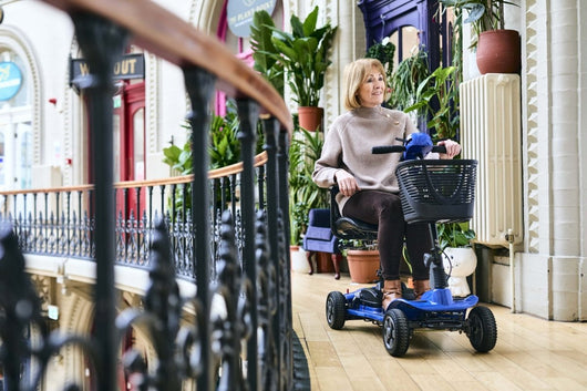 Motion Healthcare eTravel Portable Mobility Scooter 4mph 21 Stone Rotating Seat - Active Mobility Ltd
