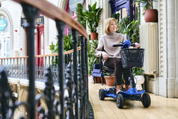 Motion Healthcare eTravel Portable Mobility Scooter 4mph 21 Stone Rotating Seat - Active Mobility Ltd