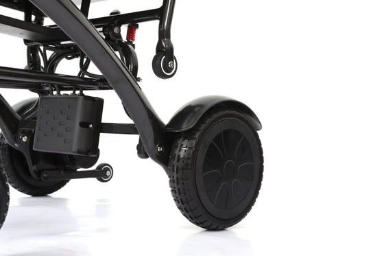 Motion Healthcare Photon Lite Ultralight Carbon Folding Electric Wheelchair 13.9kg 12-Mile Airline Safe - Active Mobility Ltd