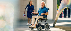 Ottobock Wingus Entry-Level Electric Wheelchair Cantilever Frame Crash Tested - Active Mobility Ltd