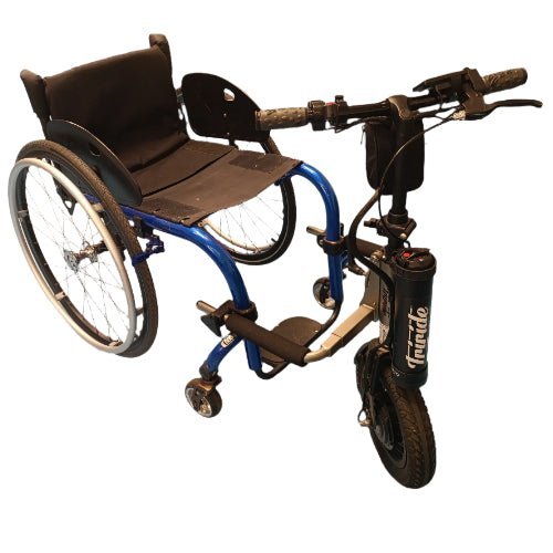 Pre - Owned Ki Mobility Rogue 2 with Triride Foldable – Active Wheelchair with Power Assist - Active Mobility Ltd
