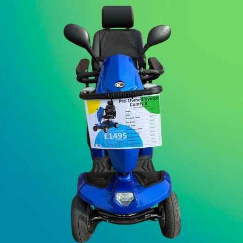 Pre - Owned Kymco Komfy 8 – Ultimate Comfort Mobility Scooter - Active Mobility Ltd