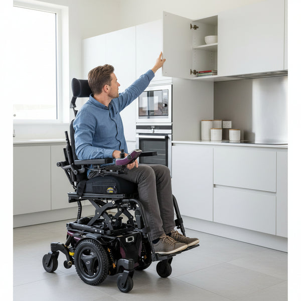 Pre-owned Quantum Edge 3 Stretto Electric Wheelchairs available from £1,895