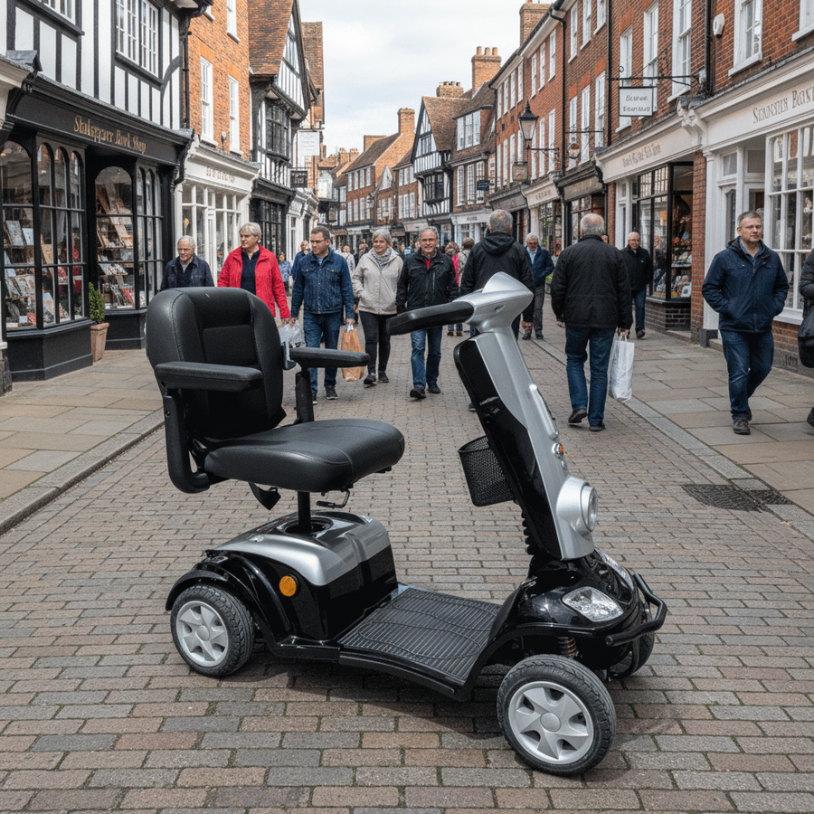 Preowned - Kymco Midi XLS Mobility Scooter – Black - Active Mobility Ltd