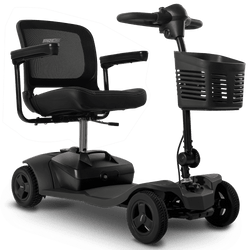 Pride Apex Alumalite 2.0 Collapsible Travel Scooter 120kg 18 Stone Lithium 11.5 Miles - Active Mobility Ltd