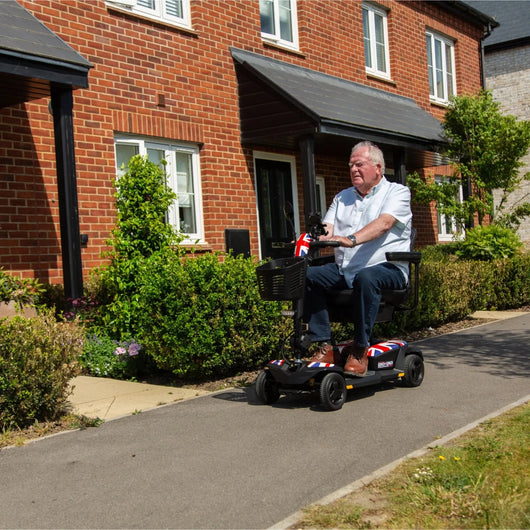 Pride GoGo Endurance AL+ Mobility Scooter UK-Built Aluminium Frame CTS Suspension 23 Stone - Active Mobility Ltd