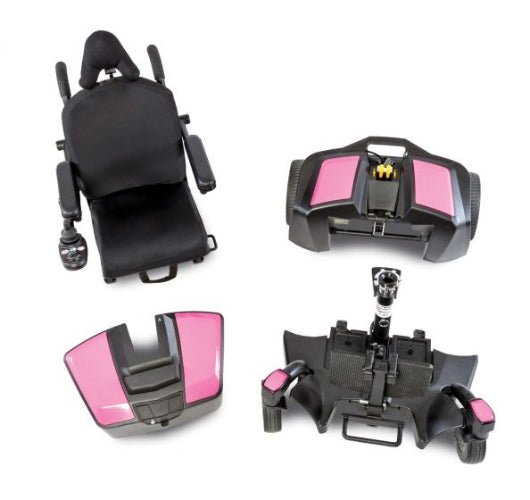 Quantum Back Part Quantum Kozmo Portable Compact Electric Wheelchair Dismantles 4 Parts ...