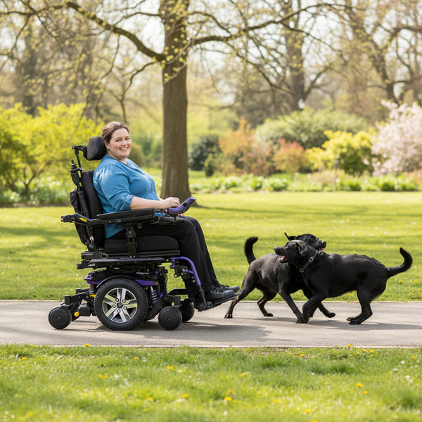 Quantum Q6 Edge 2.0 HD Heavy Duty Electric Wheelchair Mid-Wheel iLevel 6mph