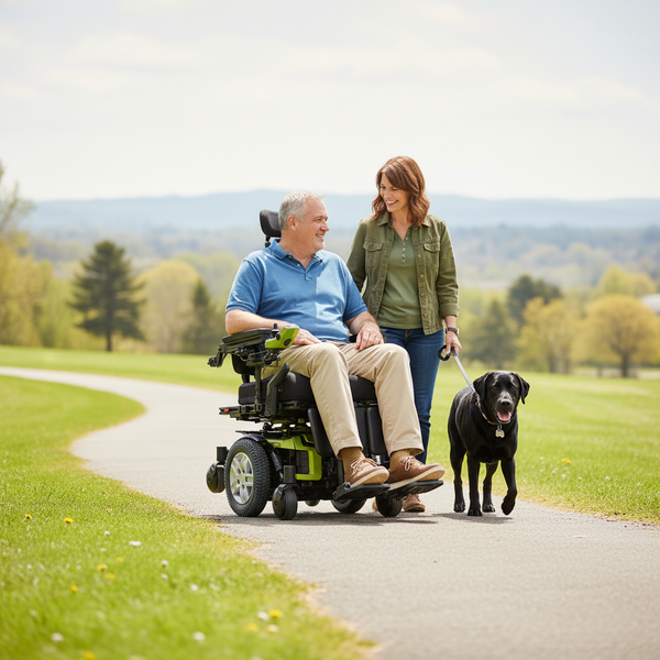 Quantum Q6 Edge HD Heavy Duty Electric Wheelchair Mid-Wheel iLevel Rehab
