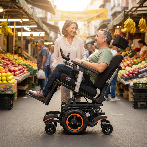 QUICKIE Q700 M HD Electric Wheelchair 250kg Heavy Duty Mid-Wheel Drive
