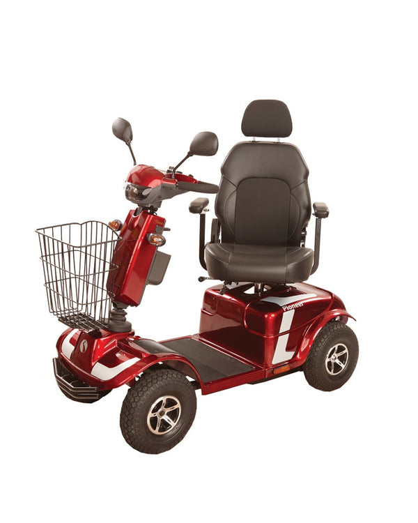 Rascal Pioneer 8mph Road-Legal Scooter 25 Stone 35-Mile Full Coil Suspension
