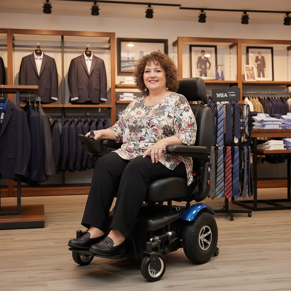 Rascal Rivco Seat Lift Heavy Duty Electric Wheelchair 204kg 10 Inch Seat Lift