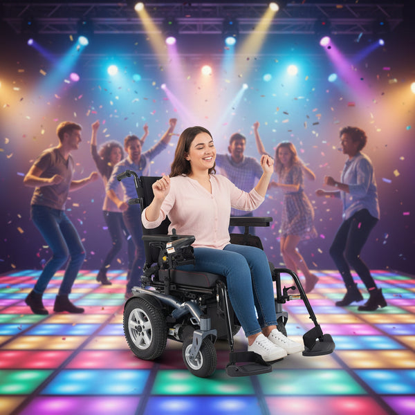 Rascal Rueba Electric Wheelchair 159kg Rear-Wheel Drive Adjustable