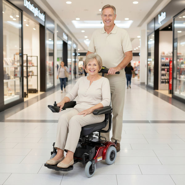 Rascal WeGo 250 Attendant-Propelled Electric Wheelchair Lightweight Car Boot