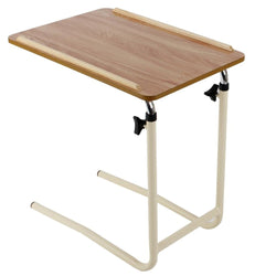 Overbed table without castors