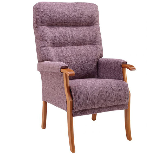 Orwell-plum Fireside chair