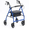 Drive Lightweight Rollator with Bag and 8" Wheels