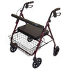 Days Bariatric Heavy Duty Rollator Red 111 - Active Mobility Ltd