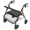 Days Bariatric Heavy Duty Rollator Red 111 - Active Mobility Ltd