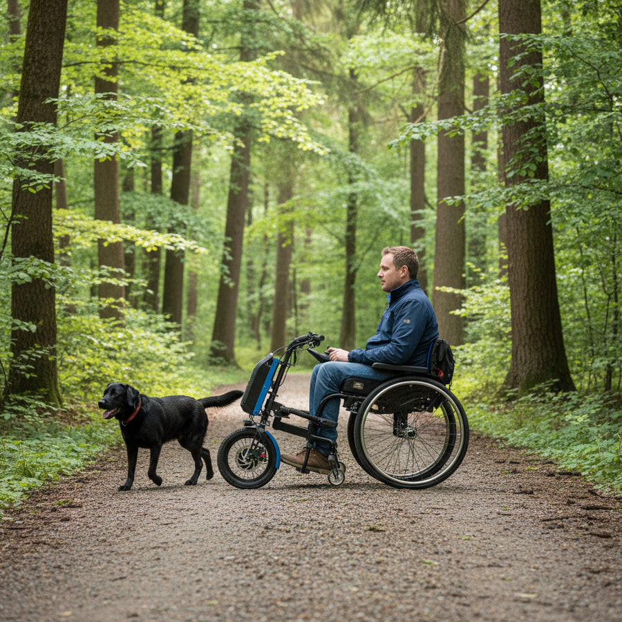 Empulse F55 Power Assist for Wheelchairs – 8.5" & 14" Models - Active Mobility Ltd