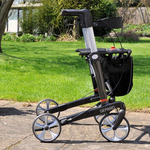 Gepard Carbon Fibre Heavy Duty Rollator 62cm - Active Mobility Ltd