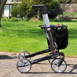 Gepard Carbon Fibre Heavy Duty Rollator 62cm - Active Mobility Ltd